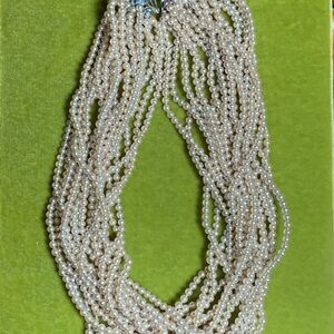 Vintage MARVELLA 18 Strand Faux Pearl Necklace